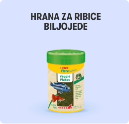 Hrana za ribice biljojede