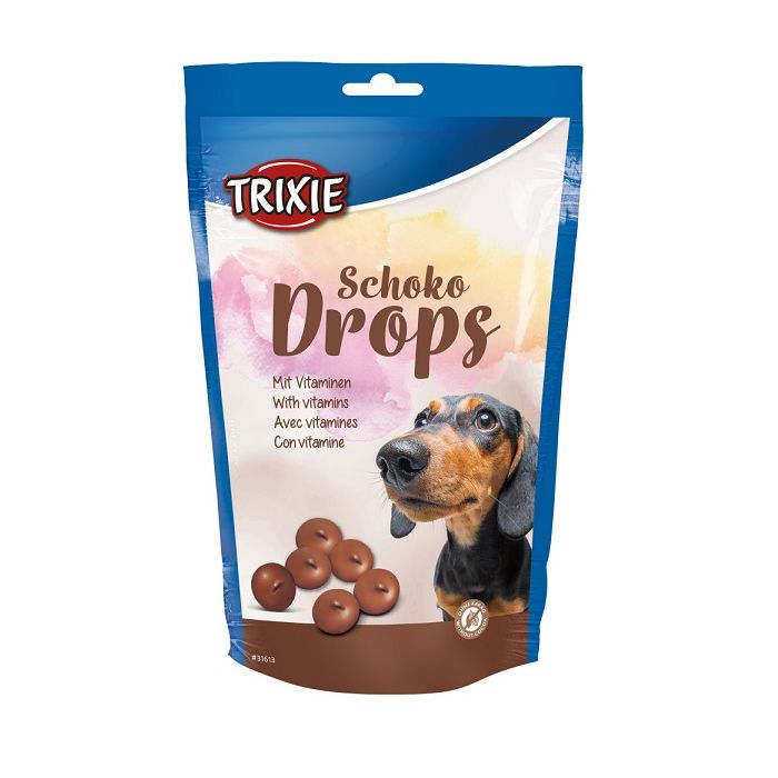 Trixie Čokoladna Poslastica Drops Crna 75g