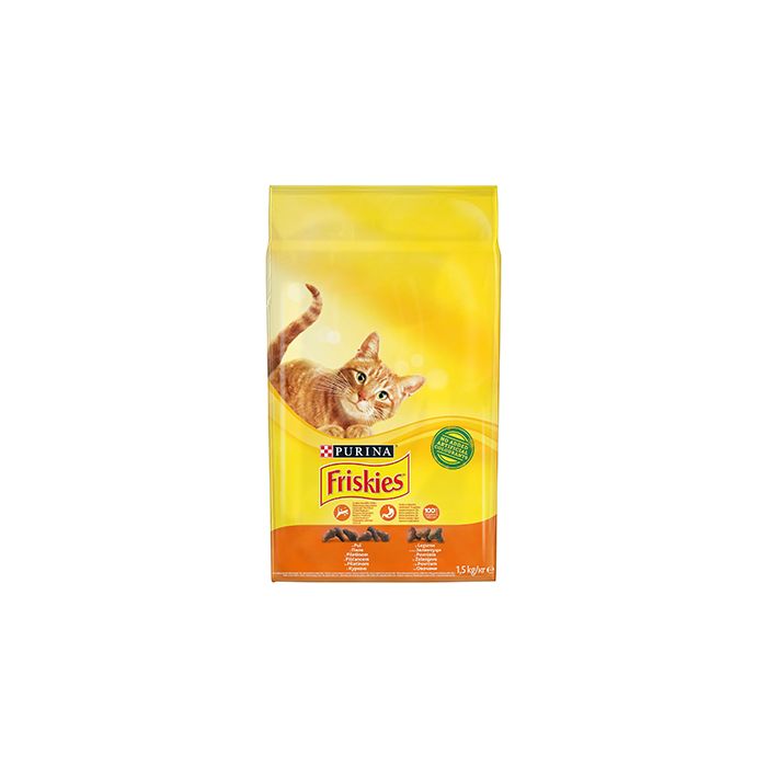 Friskies Cat Piletina i Povrće 1,5kg