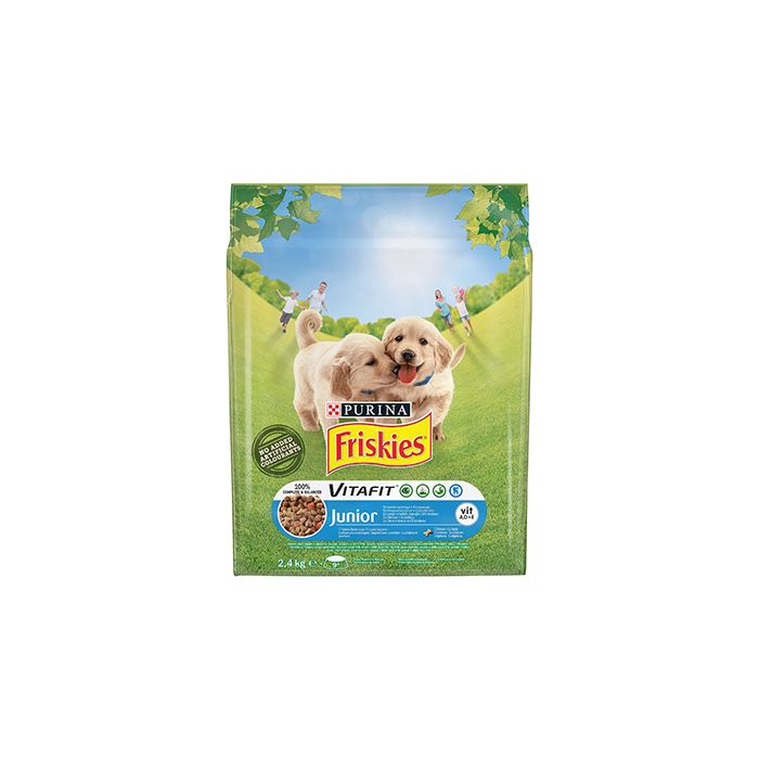 Friskies Dog Junior Piletina i Povrće 2,4kg