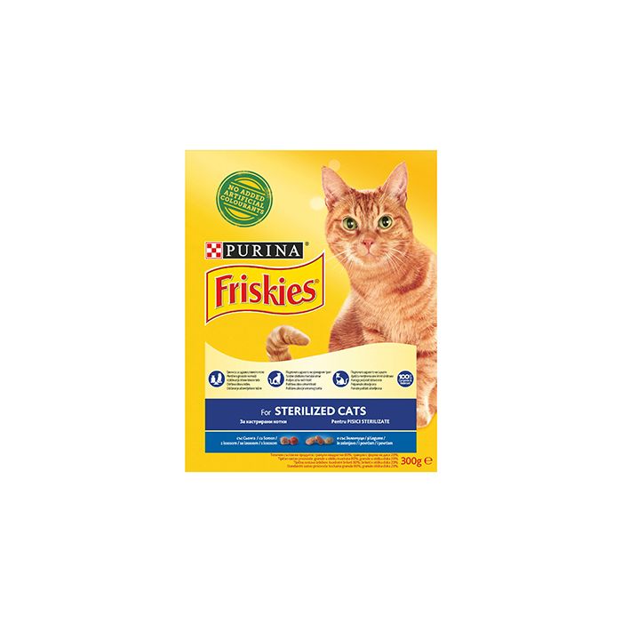 Friskies Cat Sterilisane Losos i Povrće 300g