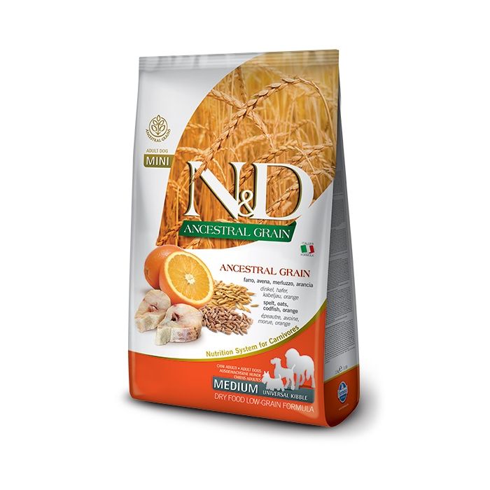 N&D Low Grain Medium Codfish & Orange 12kg
