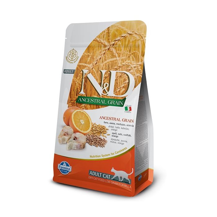 N&D Low Grain Cat Codfish & Orange 300g