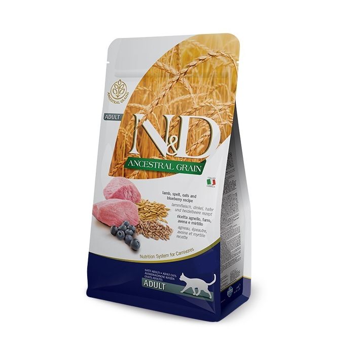 N&D Low Grain Cat Lamb & Blueberry 300g