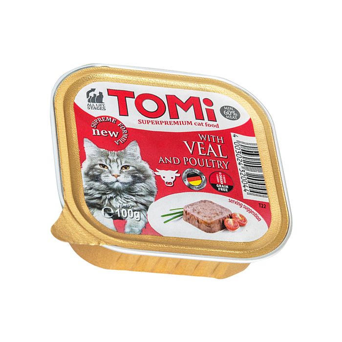 Tomi Mačka Pašteta Teletina i Živina 100g