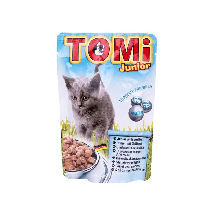 Tomi Mačka Kesica Junior Živina 100g