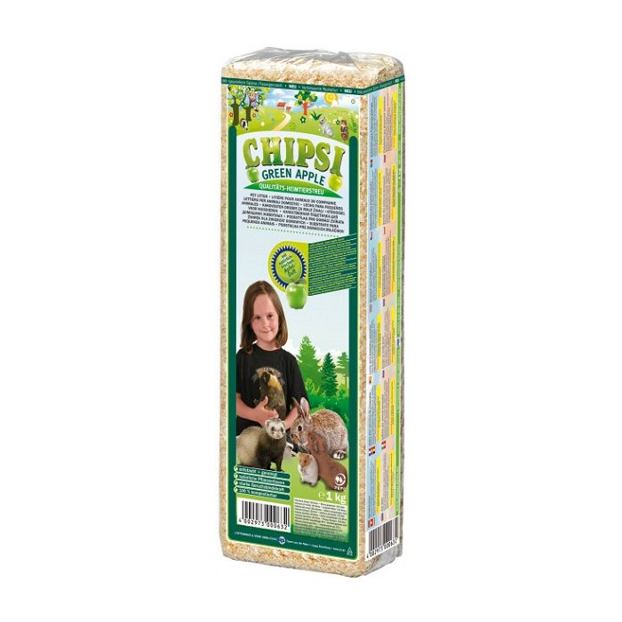 Chipsi Piljevina Green Apple 1kg