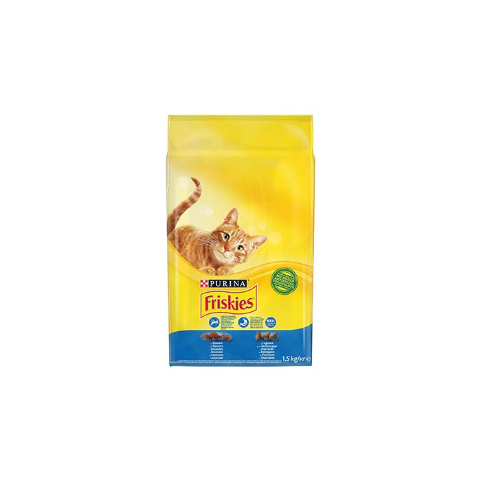 Friskies Cat Losos i Povrće 1,5kg
