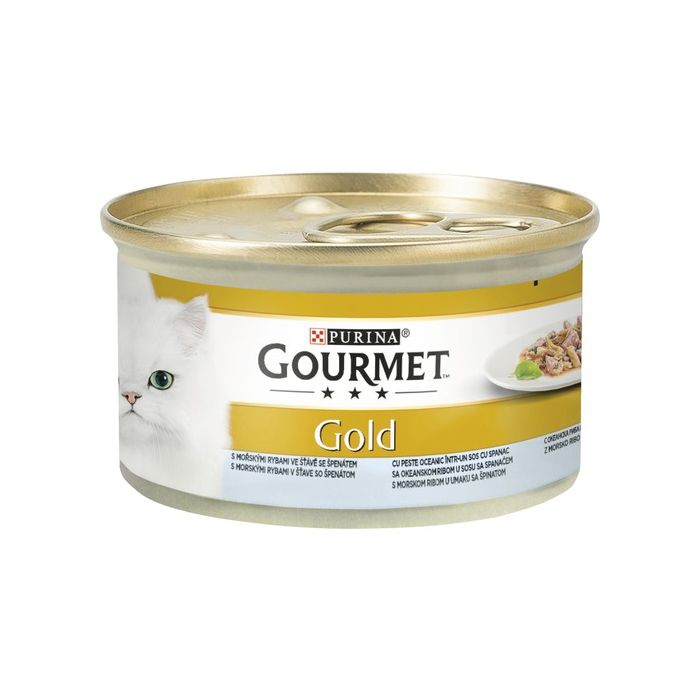 Gourmet Gold Duo Riba i Spanać 85g