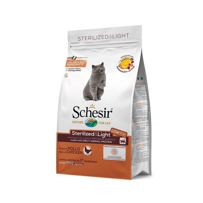 Schesir Dry Cat Sterilized & Light Piletina 400g