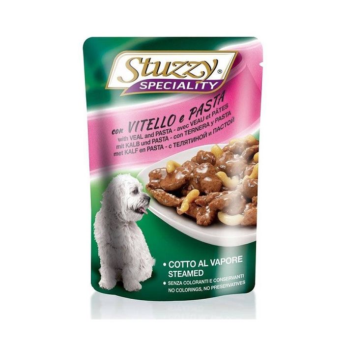 Stuzzy Speciality Dog Kesica Teletina i Pasta 100g