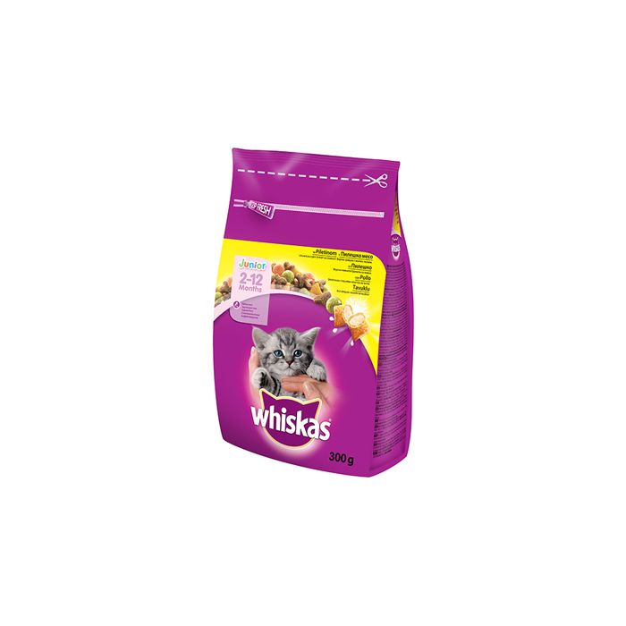 Whiskas Briketi Junior Piletina 300g
