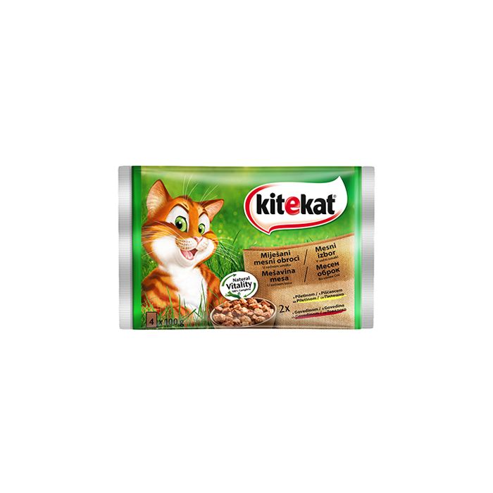 Kitekat Lovački Meni 4x100g
