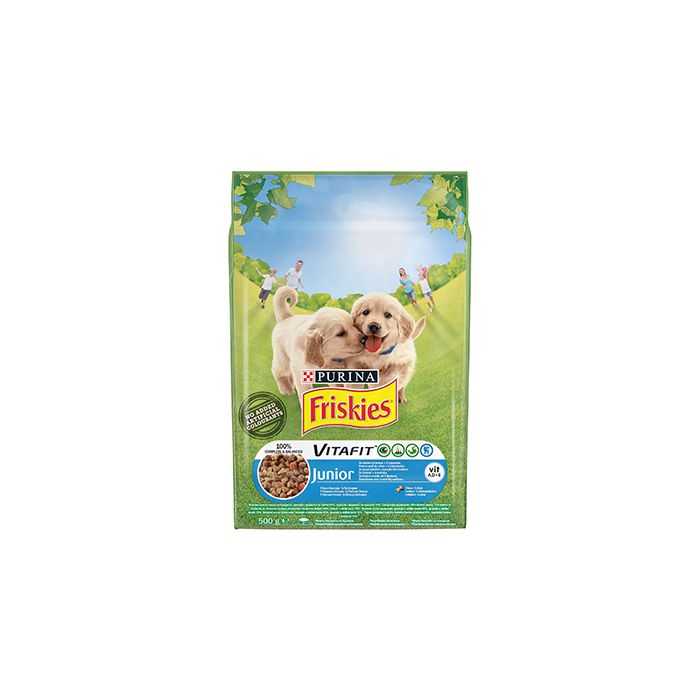 Friskies Dog Junior Piletina i Povrće 500g