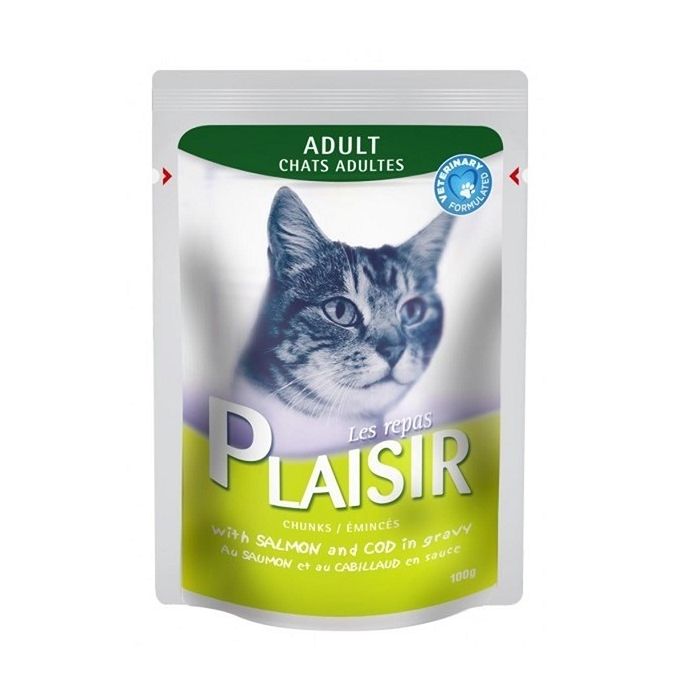 Plaisir Preliv Za Mačke Losos i Bakalar 100g