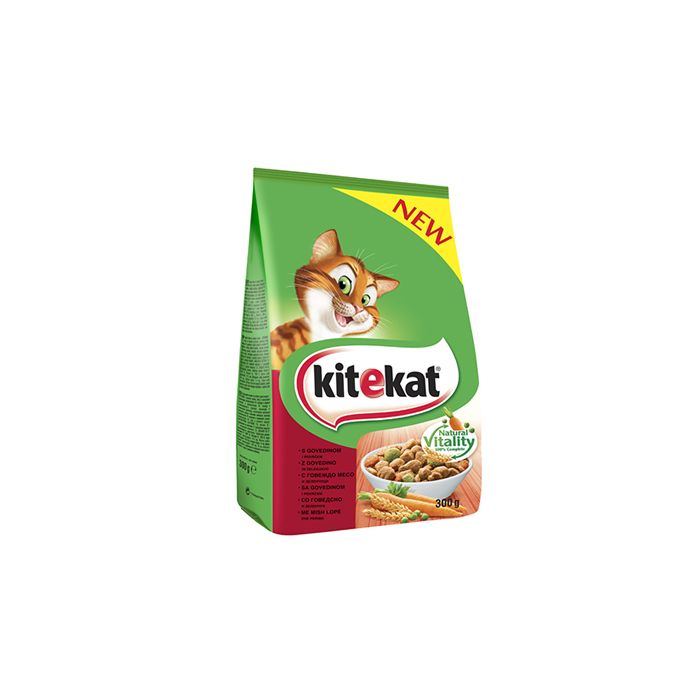 Kitekat Briketi Govedina i Povrće 300g