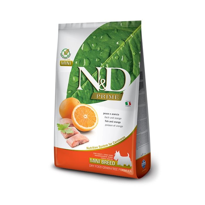 N&D Mini Adult Fish & Orange 800g