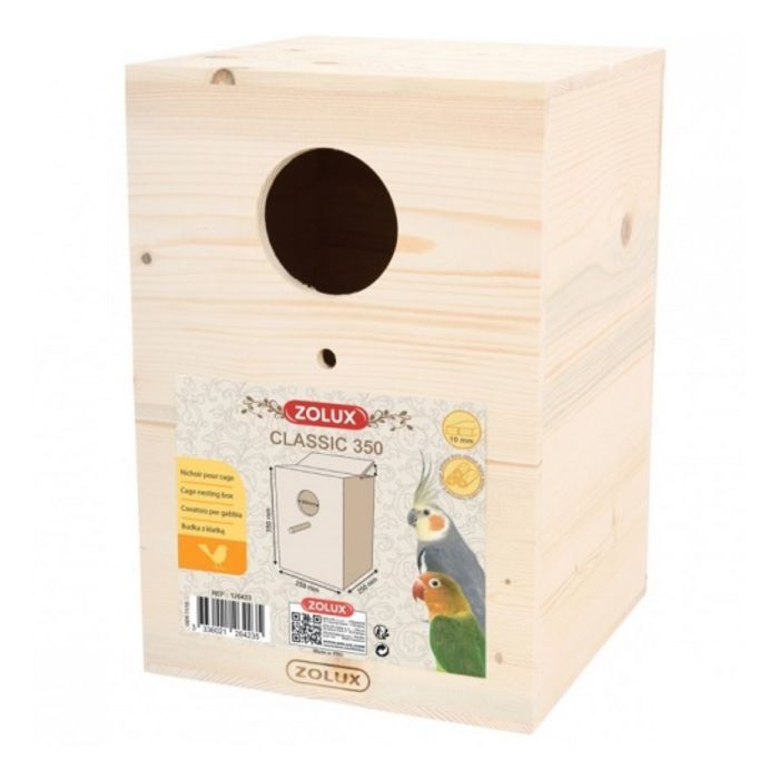 126423 Zolux Gnezdo Drveno Classic 350