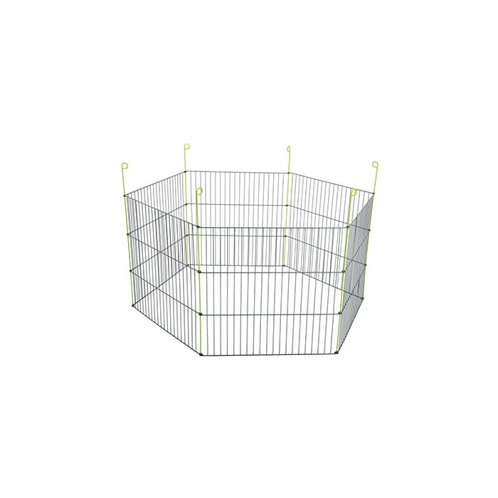 275007 Zolux Metalna Ograda Heksa 120 Siva