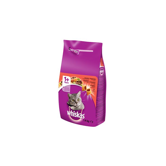 Whiskas Briketi Govedina 1,4kg