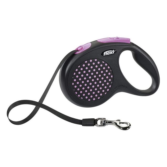 Flexi Povodac Design M Traka Pink 5m