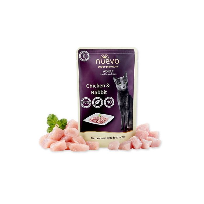 Nuevo Cats Adult Kesica Piletina i Zečetina 85g