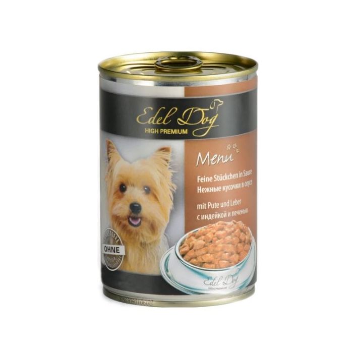 Edel Pas Ćuretina i Jetra 400g