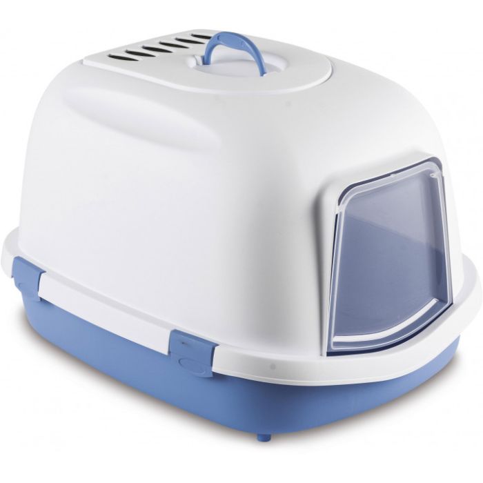 Stefanplast Toalet Super Queen Bela/Svetlo Plava Bez Lopatice 54x71x46,5cm