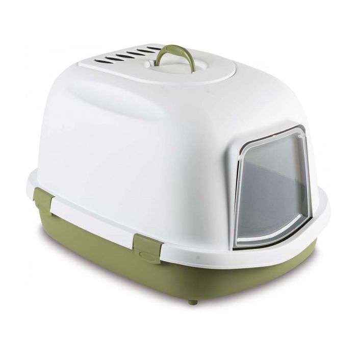 Stefanplast Toalet Super Queen Bela/Pastelno Zelena Bez Lopatice 54x71x46,5cm