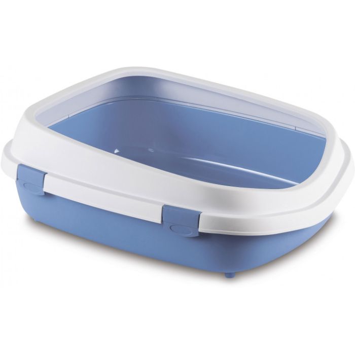 Stefanplast Toalet Queen Bela/Svetlo Plava Bez Lopatice 54x71x24,5cm