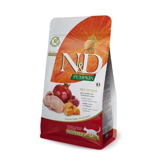 N&D Cat Pumpkin Neutered Quail & Pomegranate 300g