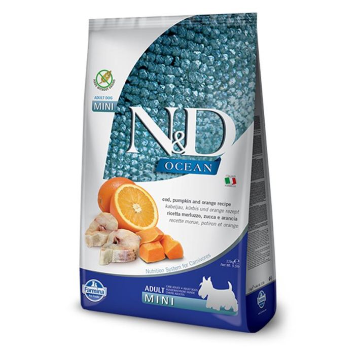 N&D Ocean Mini Codfish Pumpkin&Orange 2,5kg