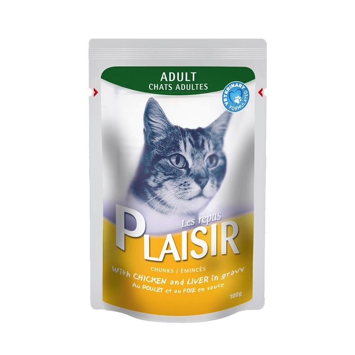 Plaisir Preliv Za Mačke Piletina i Jetra 100g