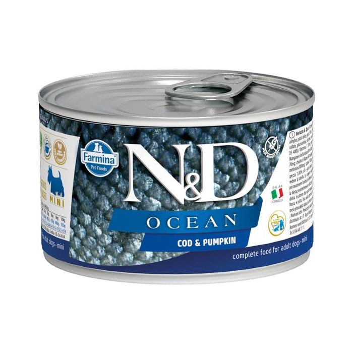 N&D Can Dog Ocean Mini Codfish & Pumpkin 140g