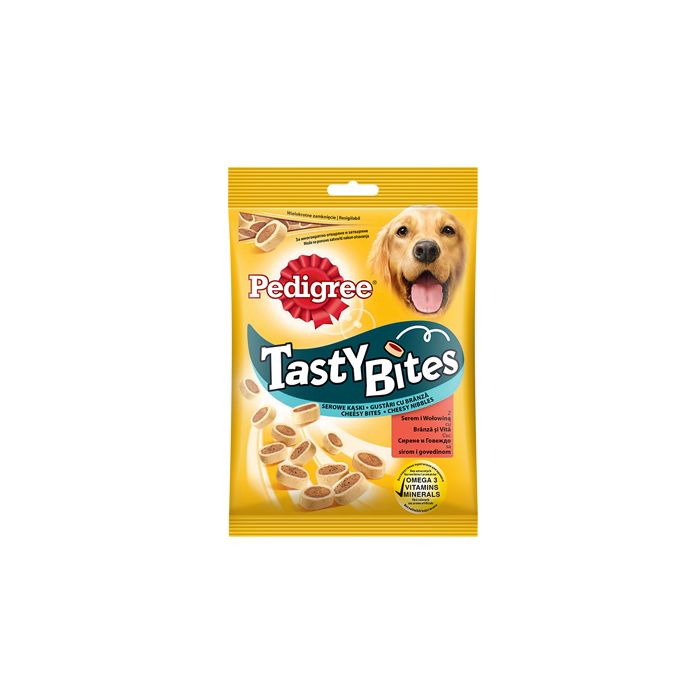 Pedigree Tasty Bites Sir i Govedina 140g