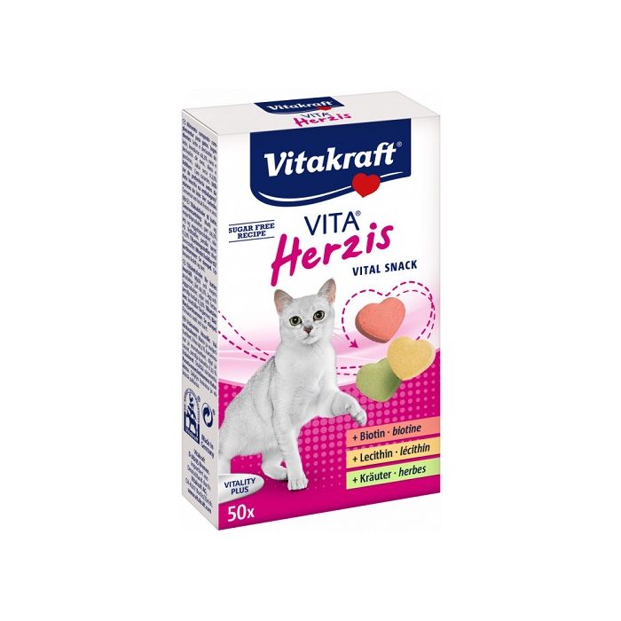 Vitakraft Vitaminska Srca Za Mačke 50 kom.