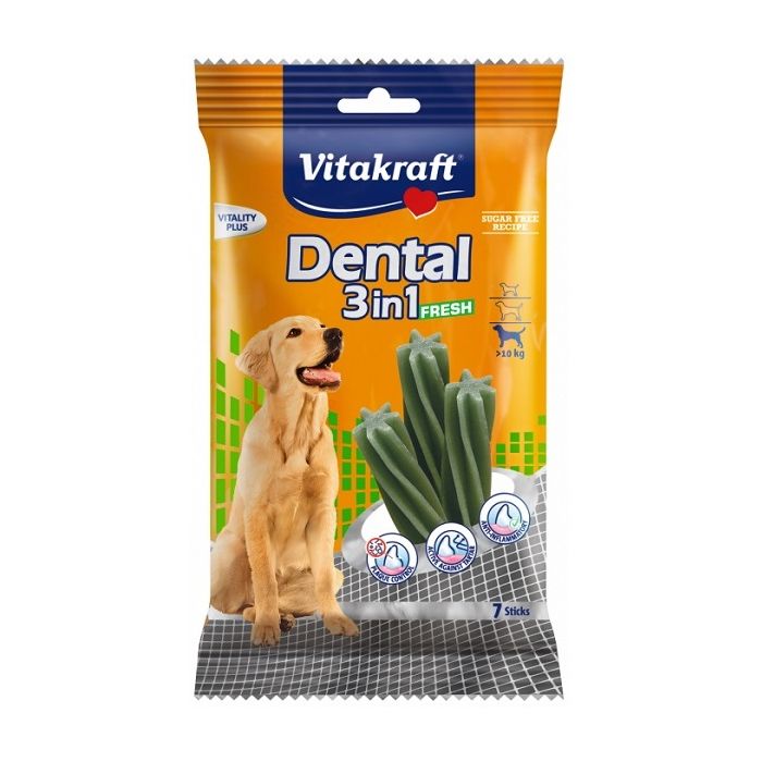 Vitakraft Poslastica Dental Fresh 3u1 180g