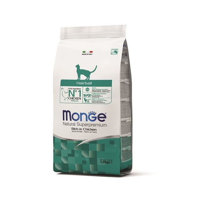 Monge Cat Hairball Piletina 1,5kg