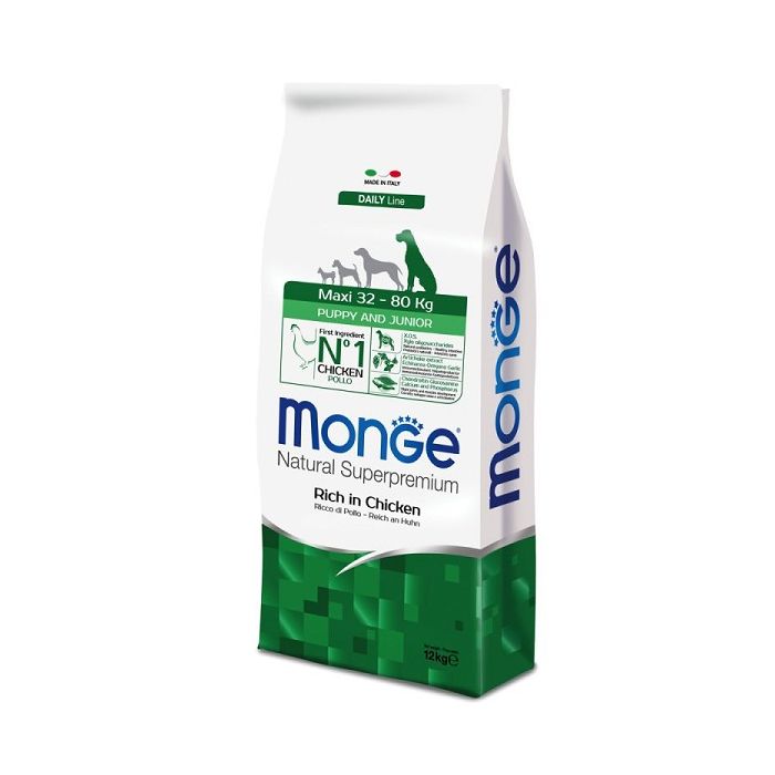 Monge Maxi Puppy and Junior Piletina 12kg