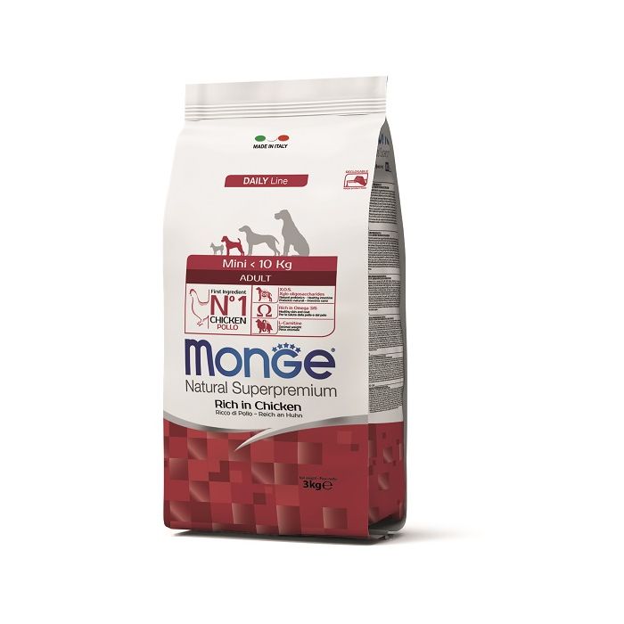 Monge Mini Adult Piletina 3kg