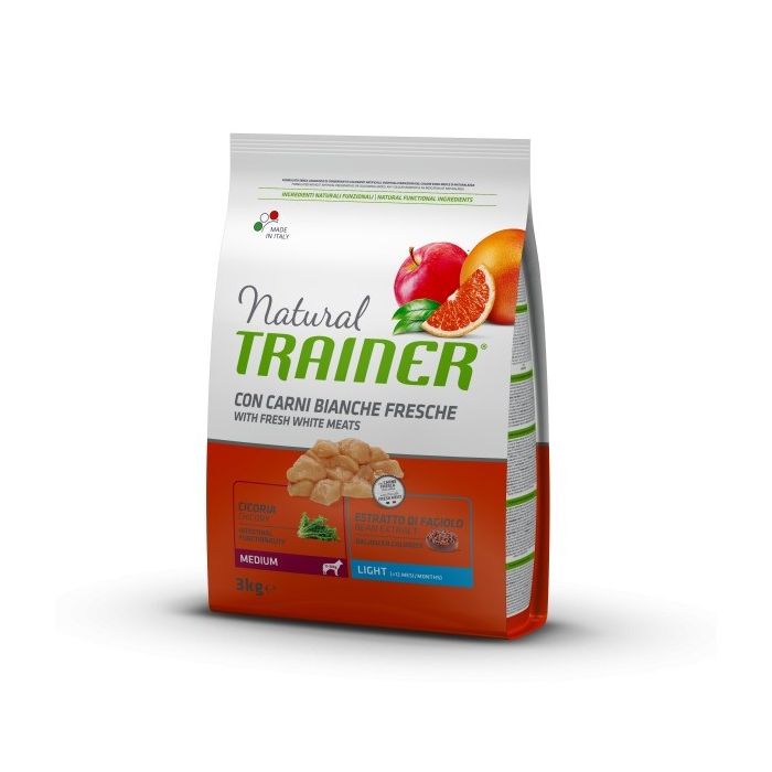 Trainer Natural Dog Medium Light Belo Meso 3kg