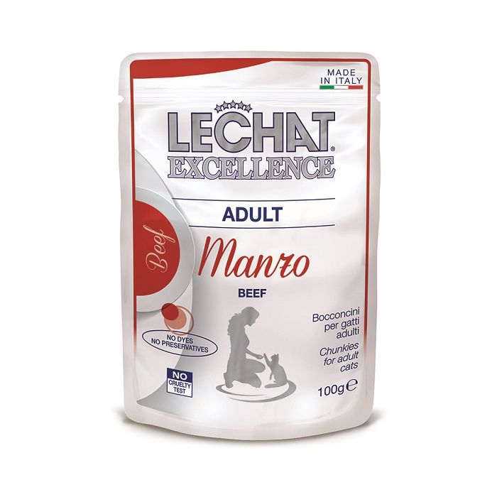Monge LeChat Excellence Adult Kesica Govedina 100g