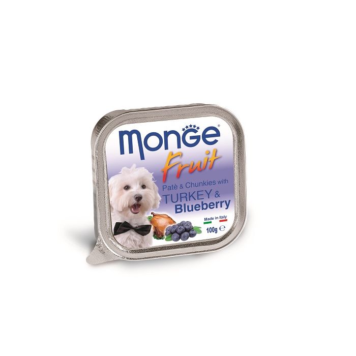 Monge Fruit Ćuretina i Borovnica 100g