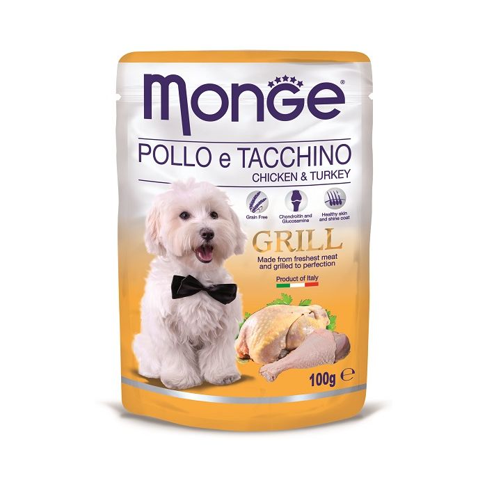 Monge Grill Kesica Piletina i Ćuretina 100g