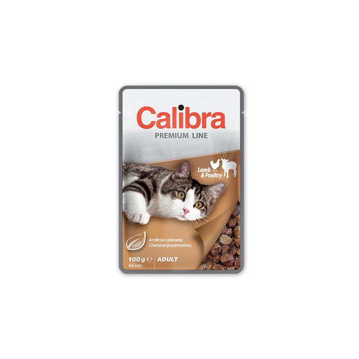 Calibra Cat Premium Adult Kesica Jagnjetina i Živina 100g