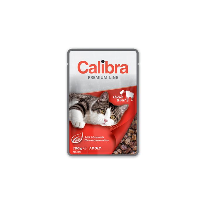 Calibra Cat Premium Adult Kesica Piletina i Govedina 100g