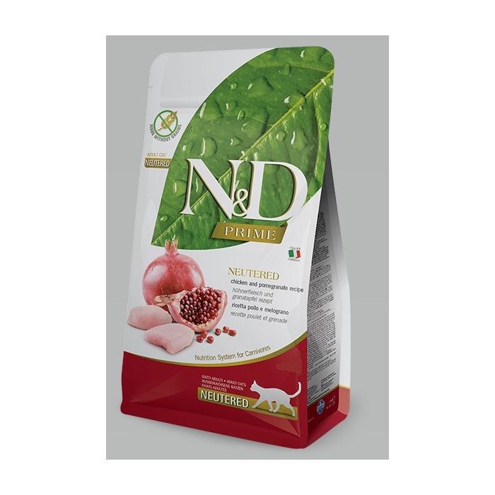 N&D Prime Cat Neutered Chicken & Pomegranate 300g