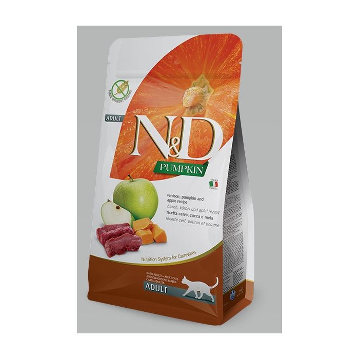 N&D Pumpkin Cat Venison & Apple 5kg