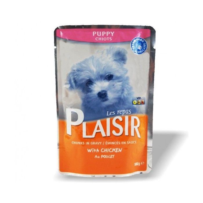 Plaisir Preliv Za Pse Junior Piletina 100g