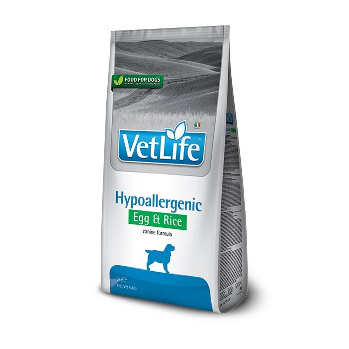 Vet Life Dog Hypoallergenic Jaje & Pirinač 2kg